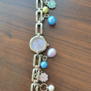 Relic Flower Charm Bracelet Watch